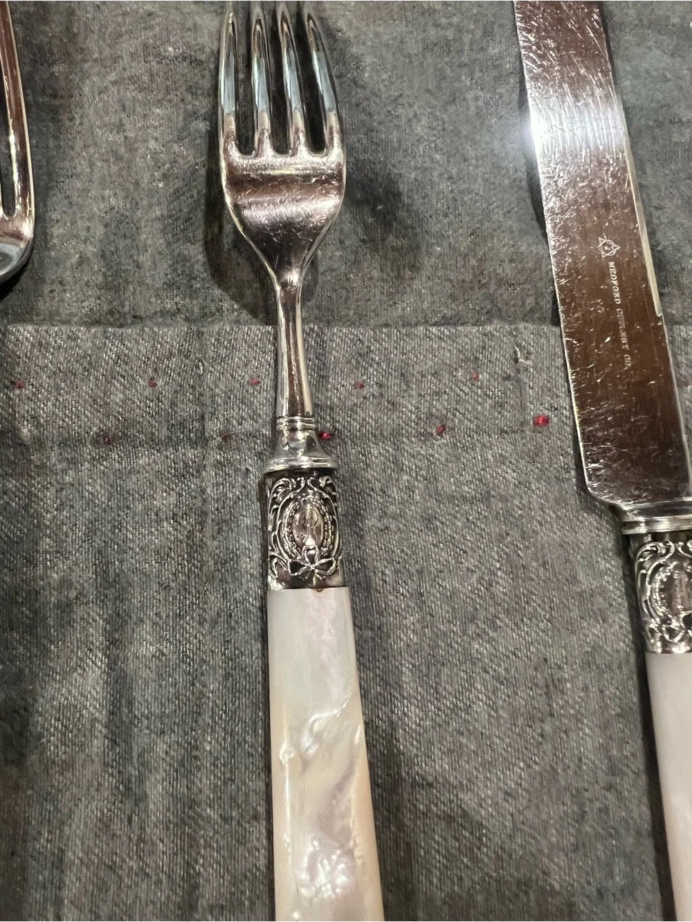 Medford Cutlery Mother of Pearl Handle Flatware Set